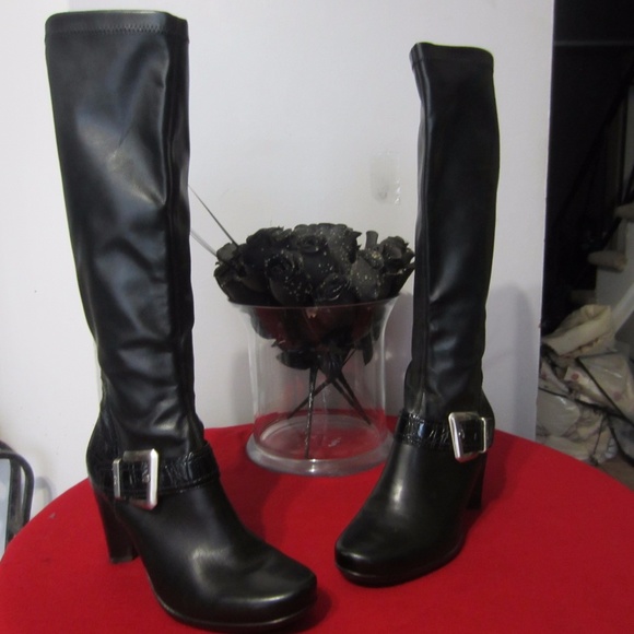 Franco Sarto Shoes - Franco Sarto Black Knee High Boots Size 8.5